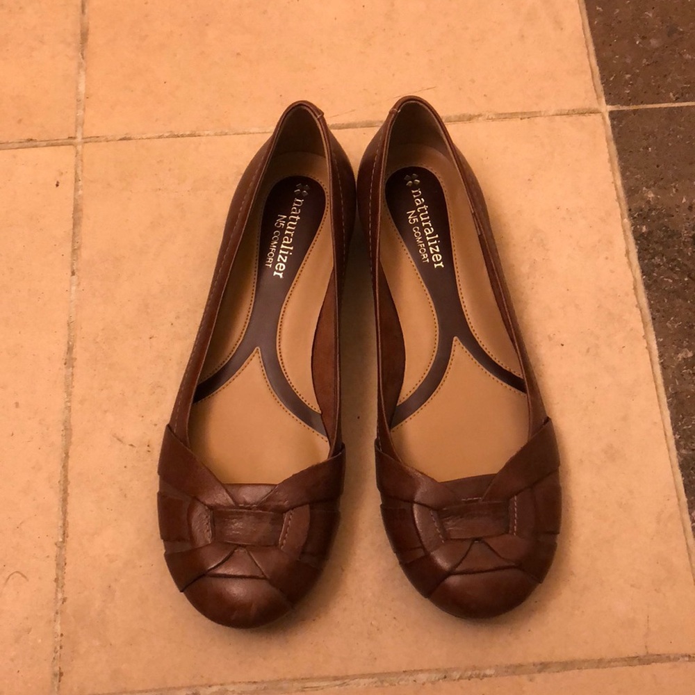 Naturalizer Maude Ballet Flats - Brown (wide)